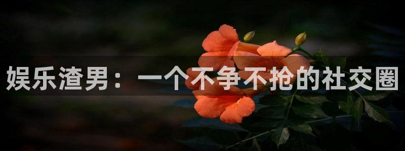 壹号娱乐app下载：娱乐渣男：一个不争不抢的社交圈