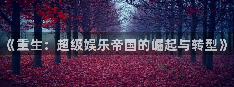 壹号大舞台：《重生：超级娱乐帝国的崛起与转型》